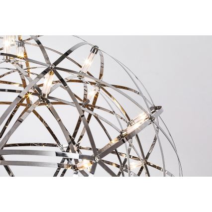 Rabalux - Lámpara LED colgante LED/16W/230V 3000K cromo brillante
