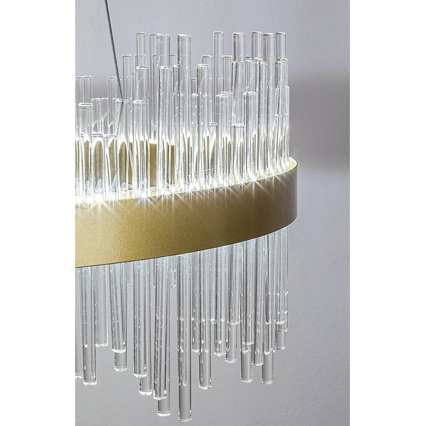 Rabalux - Lámpara LED colgante LED/36W/230V 3000/4000/6000K dorado
