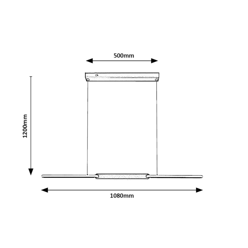 Rabalux - Lámpara LED colgante LED/36W/230V 3000K/4000K
