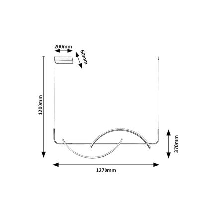 Rabalux - Lámpara LED colgante LED/35W/230V