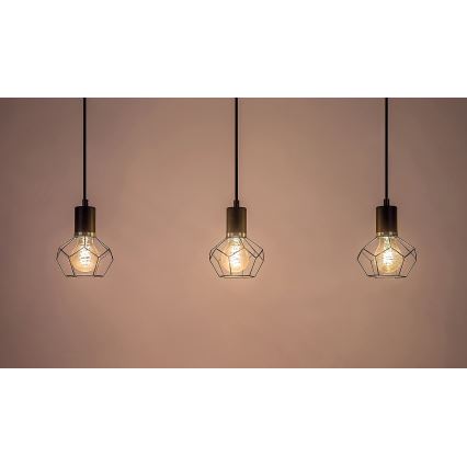 Rabalux - Lámpara colgante 3xE27/40W/230V