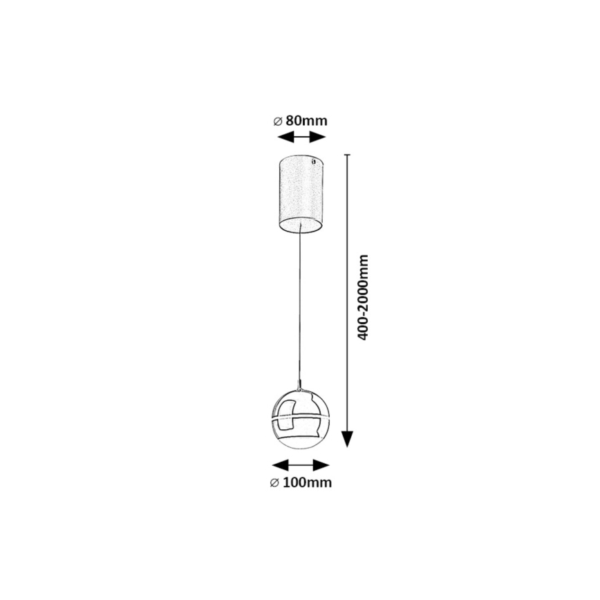 Rabalux - Lámpara LED colgante LED/6W/230V 4000K