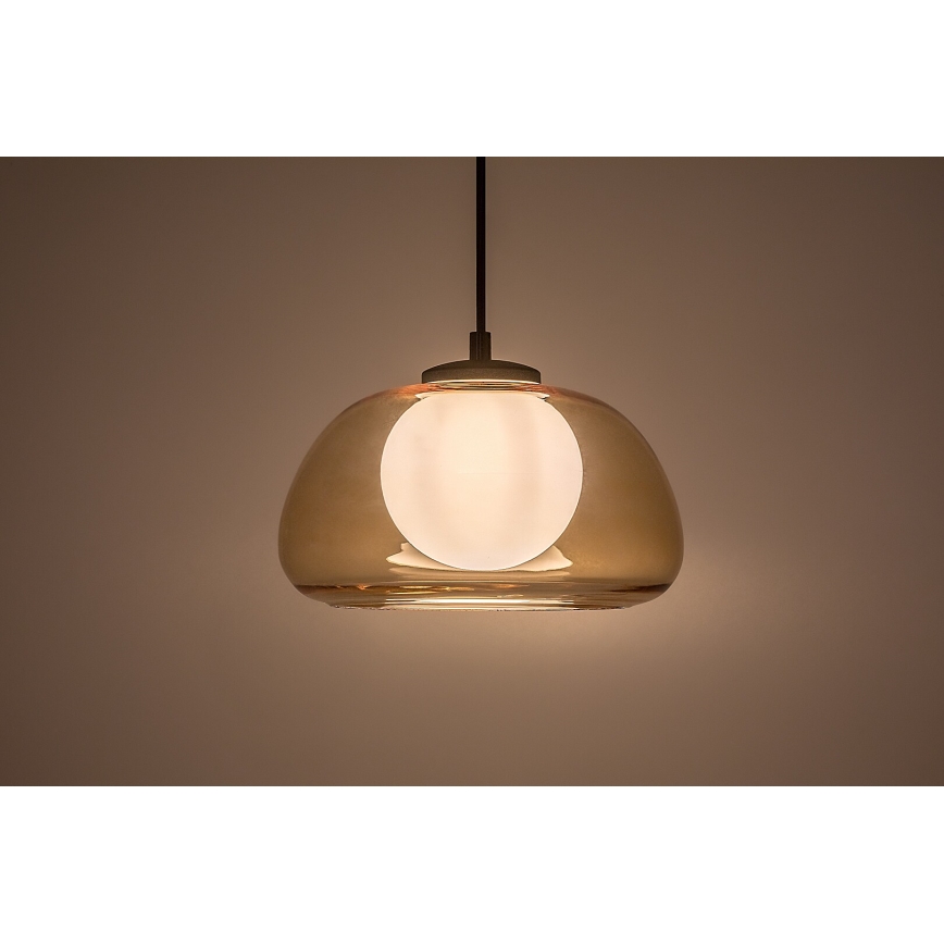 Rabalux - Lámpara colgante 1xG9/5W/230V marrón/ahumado