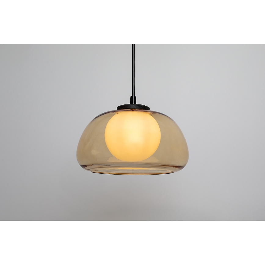 Rabalux - Lámpara colgante 1xG9/5W/230V marrón/ahumado