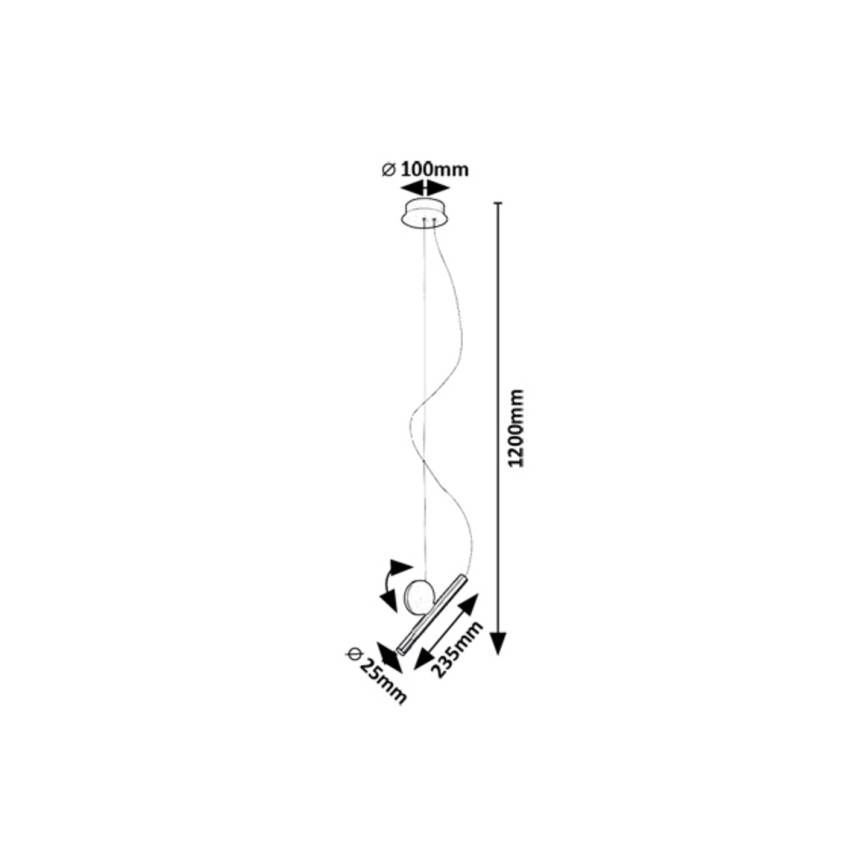 Rabalux - Lámpara LED colgante LED/3W/230V 3000K