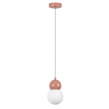 Rabalux - Lámpara colgante 1xG9/38W/230V rosa