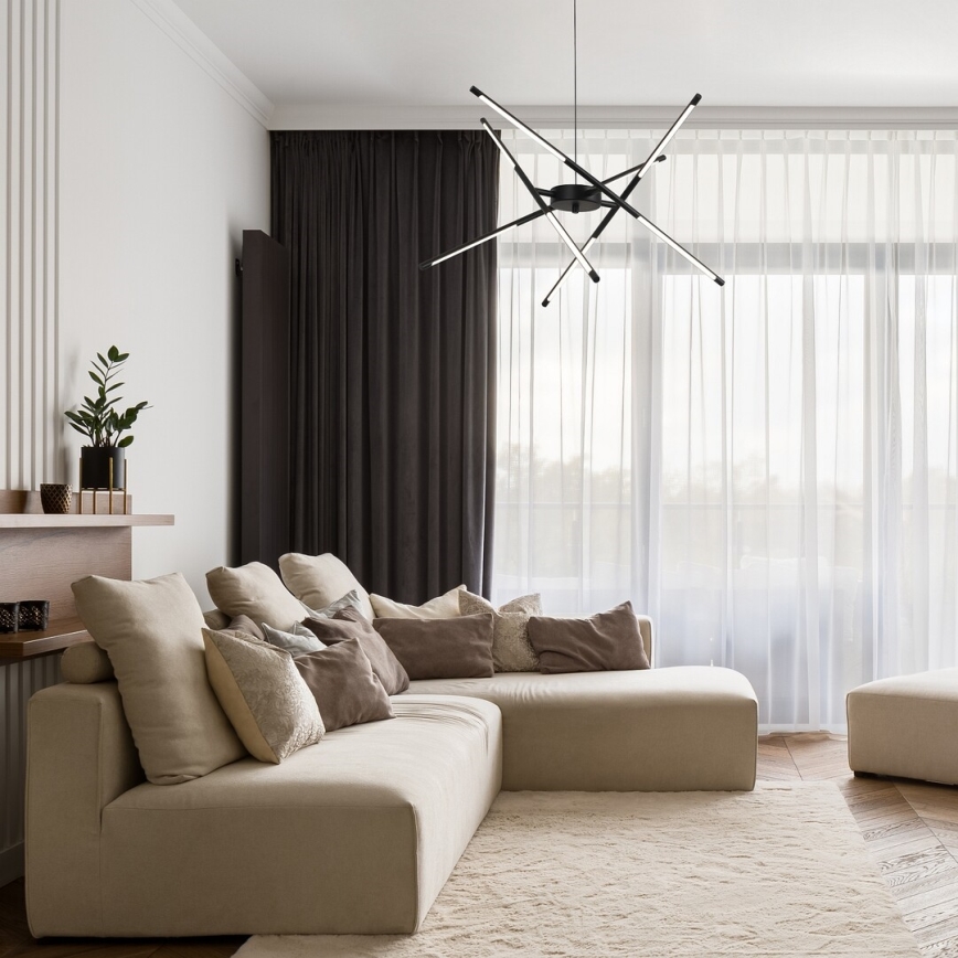 Rabalux - Lámpara LED colgante LED/40W/230V 3000K negro