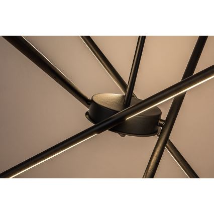 Rabalux - Lámpara LED colgante LED/40W/230V 3000K negro