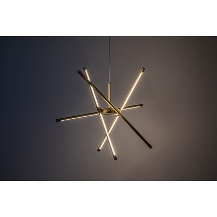 Rabalux - Lámpara LED colgante LED/40W/230V 3000K dorado