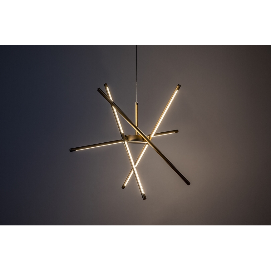 Rabalux - Lámpara LED colgante LED/40W/230V 3000K dorado