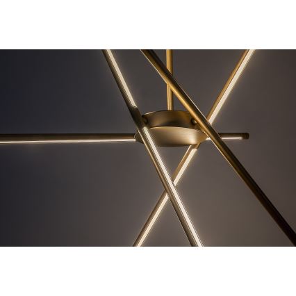 Rabalux - Lámpara LED colgante LED/40W/230V 3000K dorado