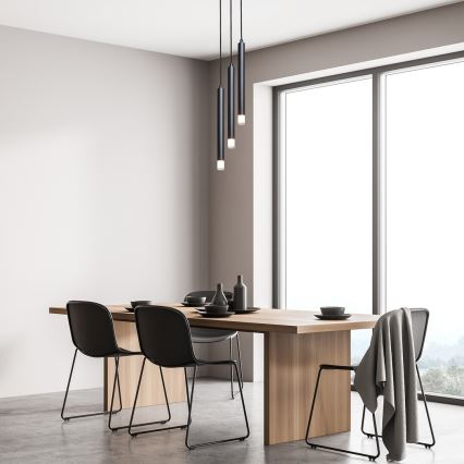 Rabalux - Lámpara colgante 3xG9/5W/230V negro