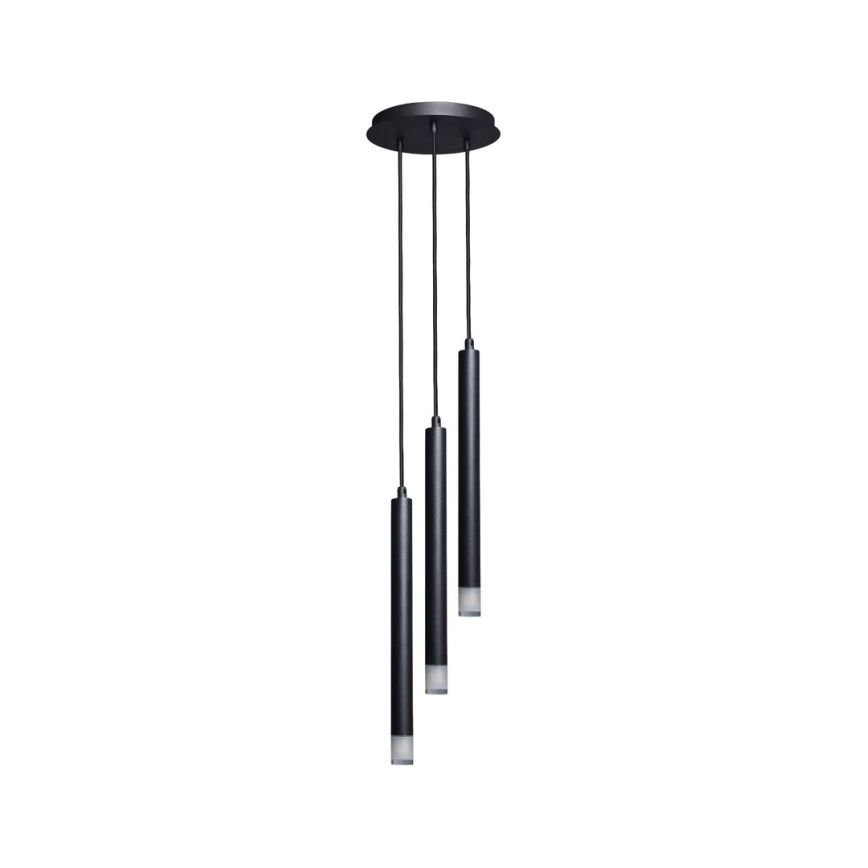 Rabalux - Lámpara colgante 3xG9/5W/230V negro