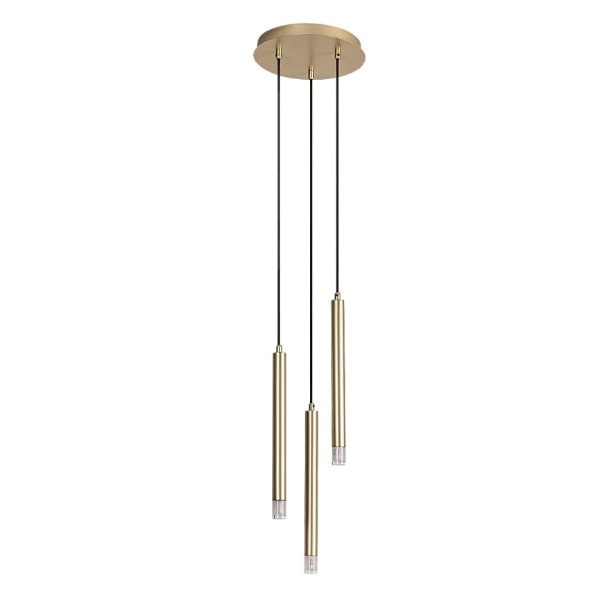 Rabalux - Lámpara colgante 3xG9/5W/230V dorado