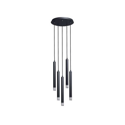 Rabalux - Lámpara colgante 5xG9/5W/230V negro