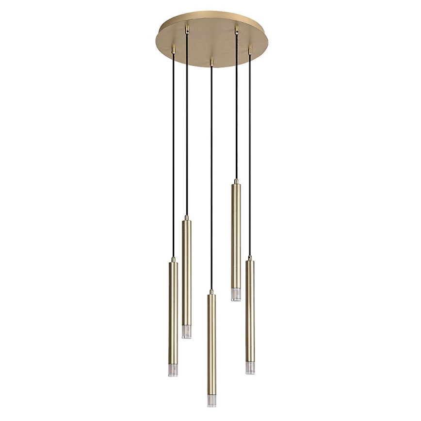 Rabalux - Lámpara colgante 5xG9/5W/230V dorado