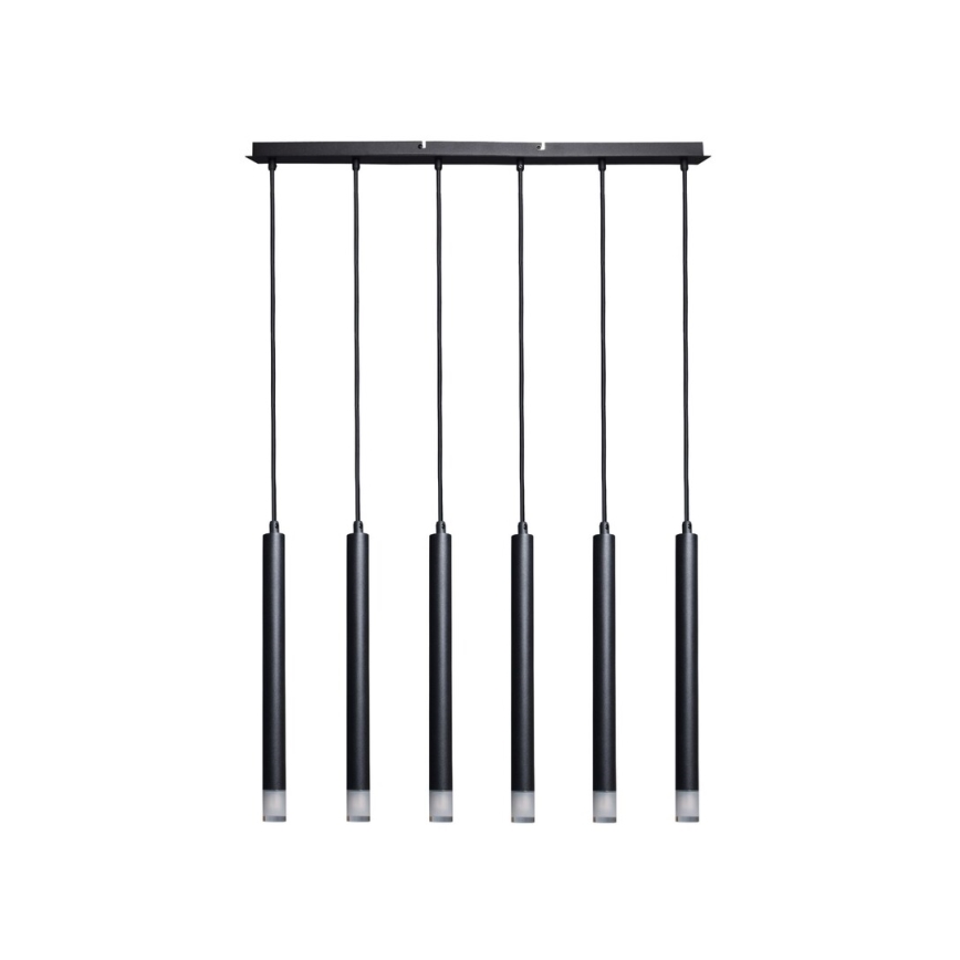 Rabalux - Lámpara colgante 6xG9/5W/230V negro