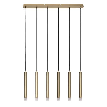 Rabalux - Lámpara colgante 6xG9/5W/230V dorado