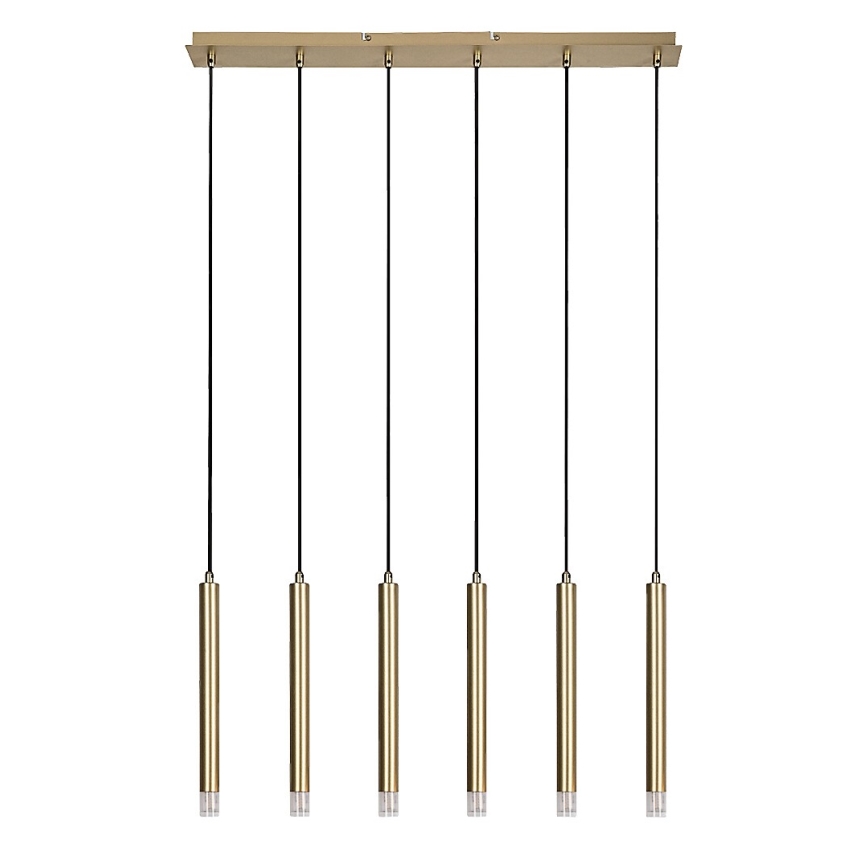 Rabalux - Lámpara colgante 6xG9/5W/230V dorado