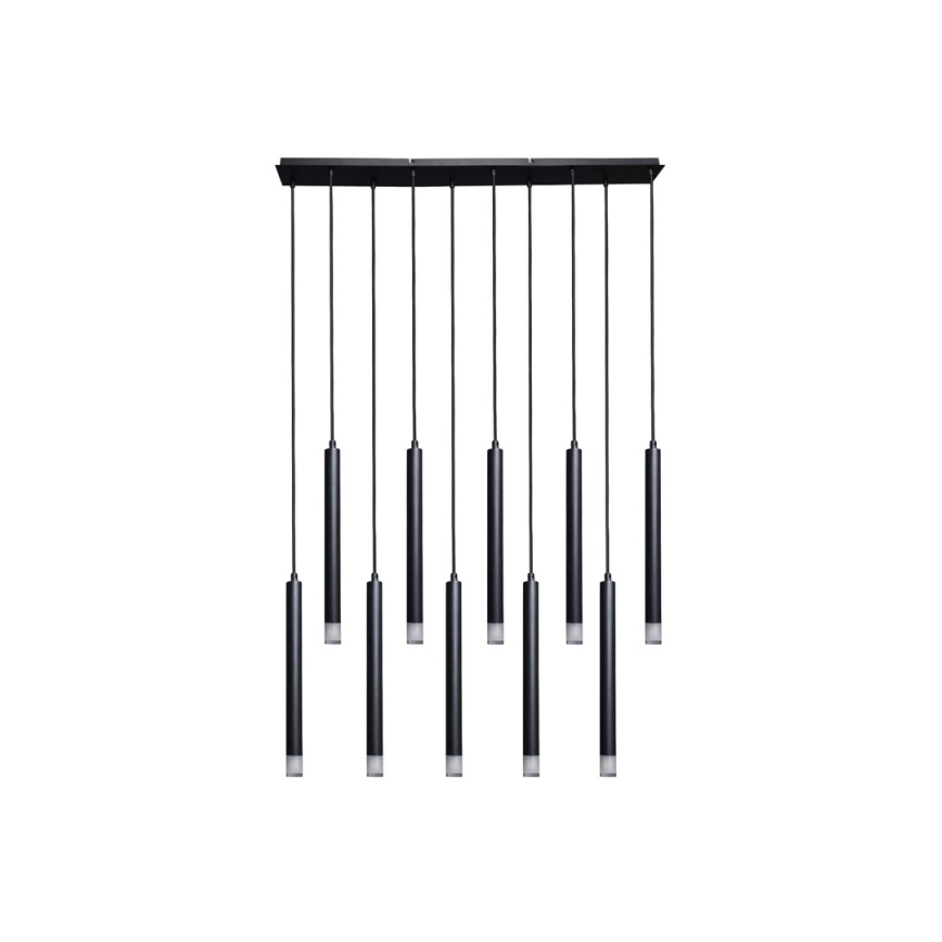 Rabalux - Lámpara colgante 10xG9/5W/230V negro