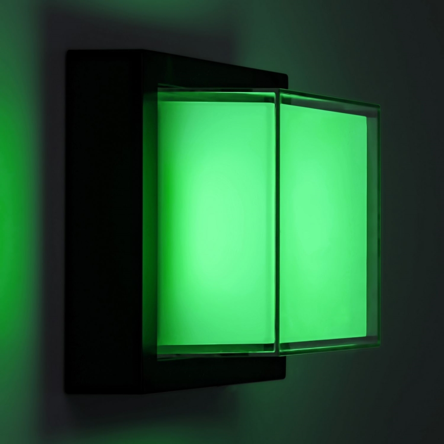 Rabalux - LED RGBW Aplique de exterior regulable LED/10W/230V IP54 Wi-Fi Tuya