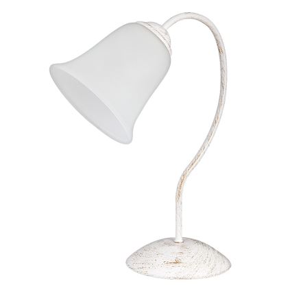 Rabalux - Lámpara de mesa 1xE27/40W/230V blanco