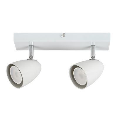Rabalux - Foco 2xGU10/5W/230V blanco