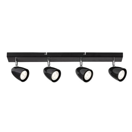 Rabalux - Foco 4xGU10/5W/230V negro