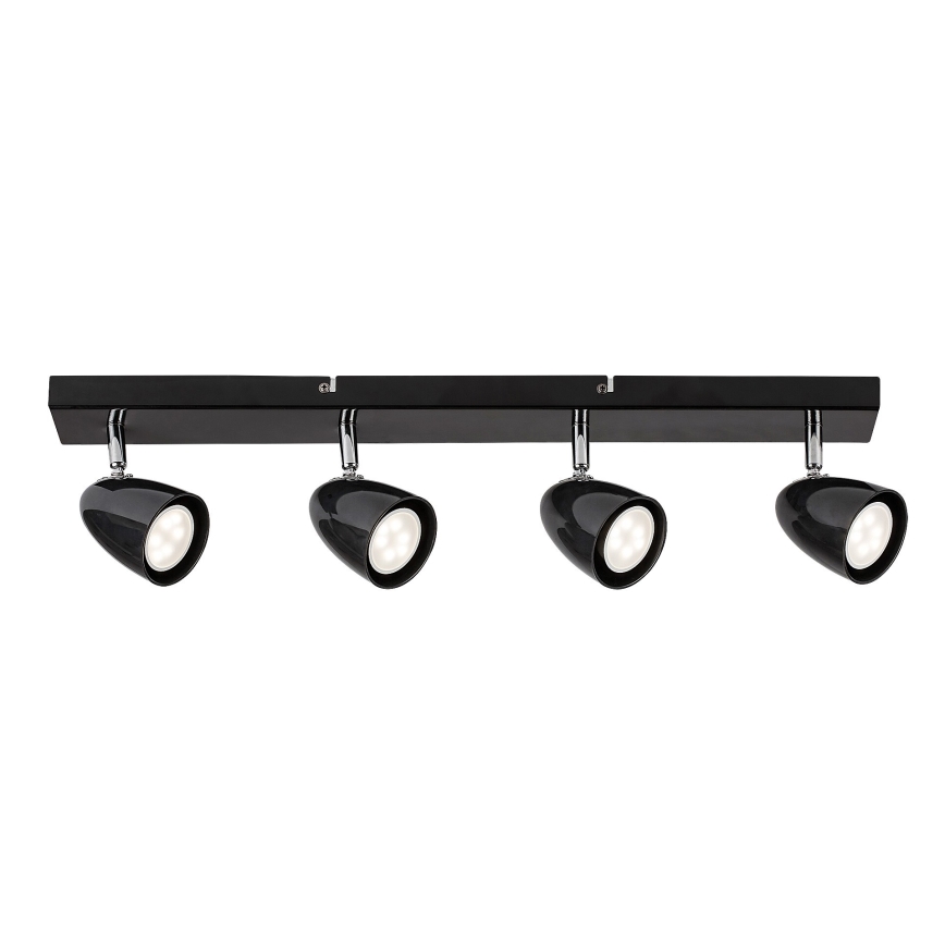 Rabalux - Foco 4xGU10/5W/230V negro