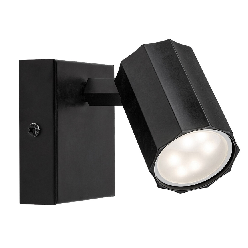 Rabalux - Foco de pared 1xGU10/5W/230V negro