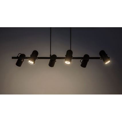 Rabalux - Lámpara colgante 6xGU10/25W/230V