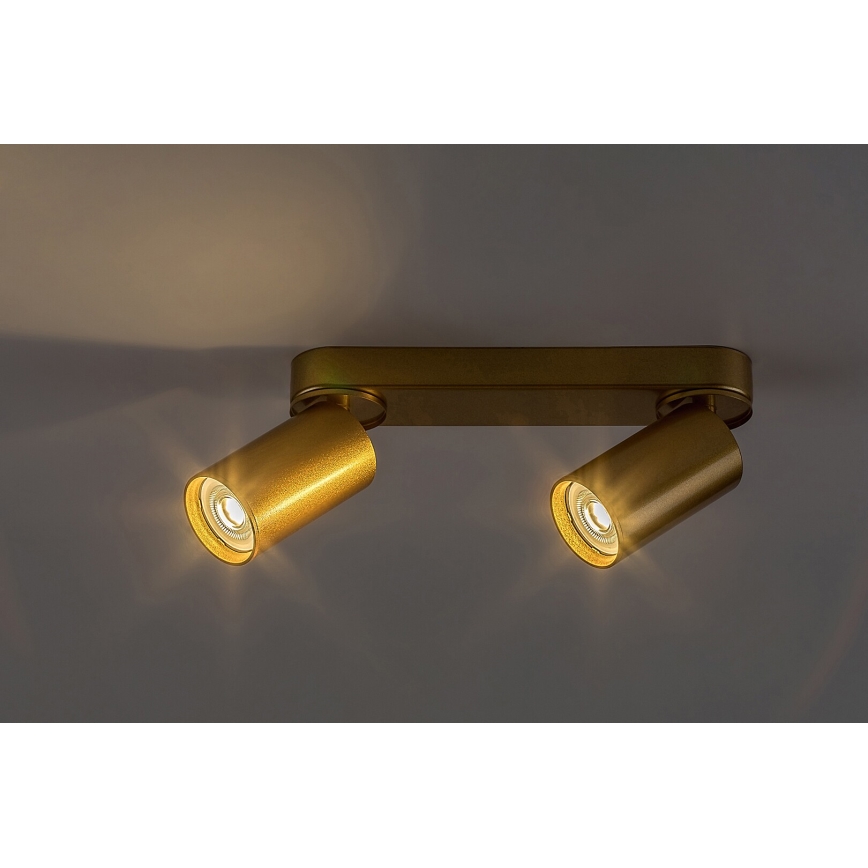 Rabalux - Foco 2xGU10/5W/230V dorado