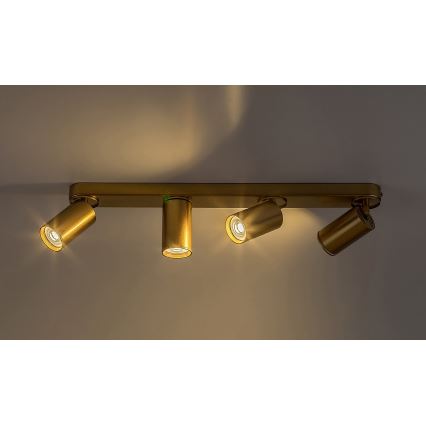 Rabalux - Foco 4xGU10/5W/230V dorado