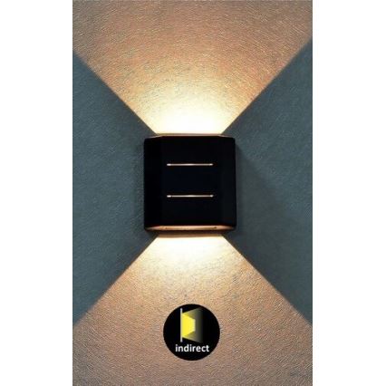 Rabalux - Aplique LED de exterior LED/6W/230V IP54 negro