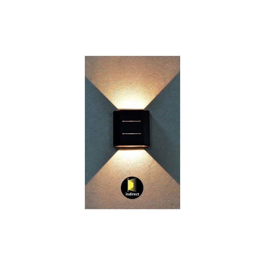 Rabalux - Aplique LED de exterior LED/6W/230V IP54 negro
