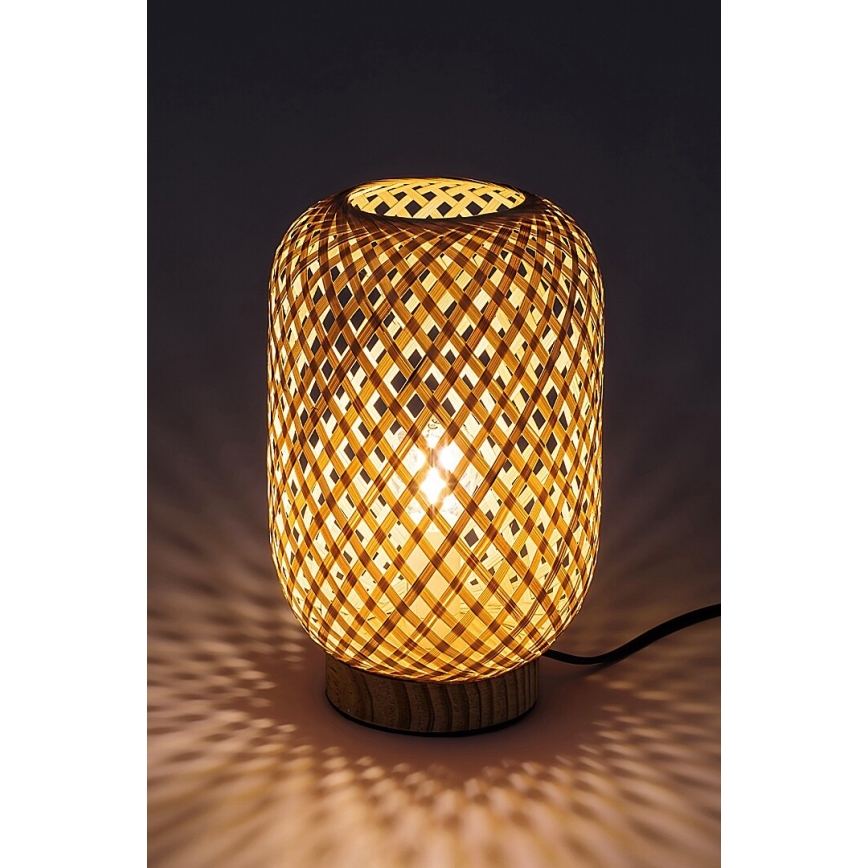 Rabalux - Lámpara de mesa 1xE14/25W/230V ratán