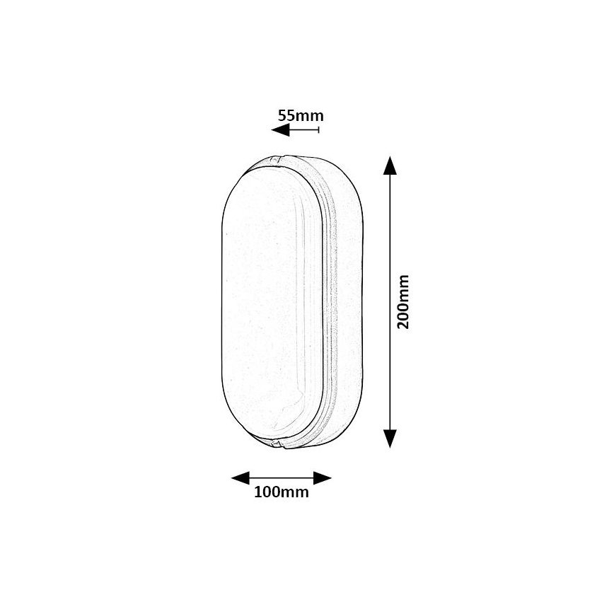 Rabalux - Plafón LED de exterior LED/15W/230V IP54 blanco