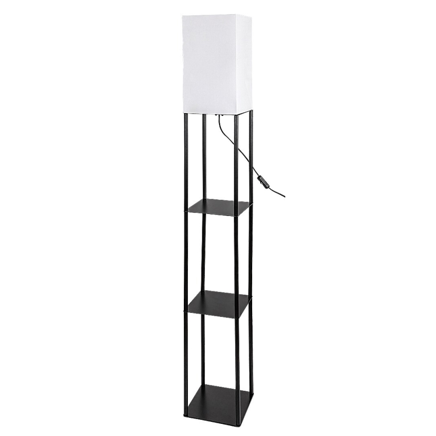 Rabalux 74191 - Lámpara de pie con estantes BRONN 1xE27/40W/230V