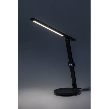 Rabalux - Lámpara de mesa regulable LED táctil con mostrar LED/9W/230V 3000/4000/6500K