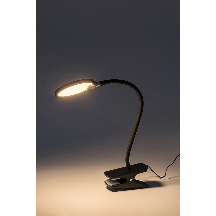 Rabalux - Lámpara de mesa LED regulable con clip LED/7W/230V 3000K
