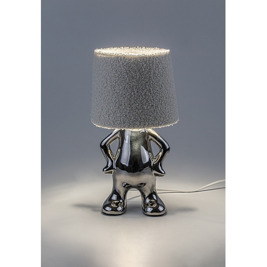 Rabalux - Lámpara de mesa 1xE14/40W/230V cromo brillante