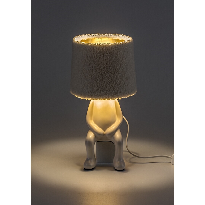 Rabalux - Lámpara de mesa 1xE14/40W/230V blanco