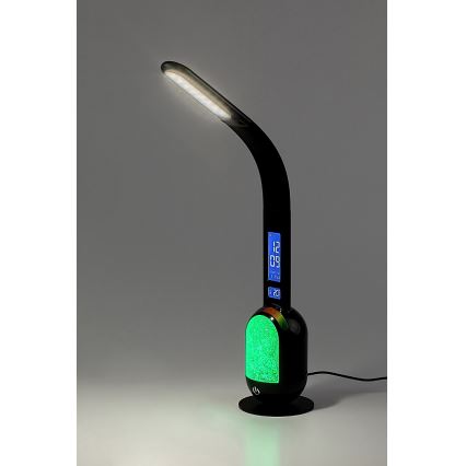 Rabalux 74230 - Lámpara de mesa LED RGB regulable FIGEN LED/5W/230V negro