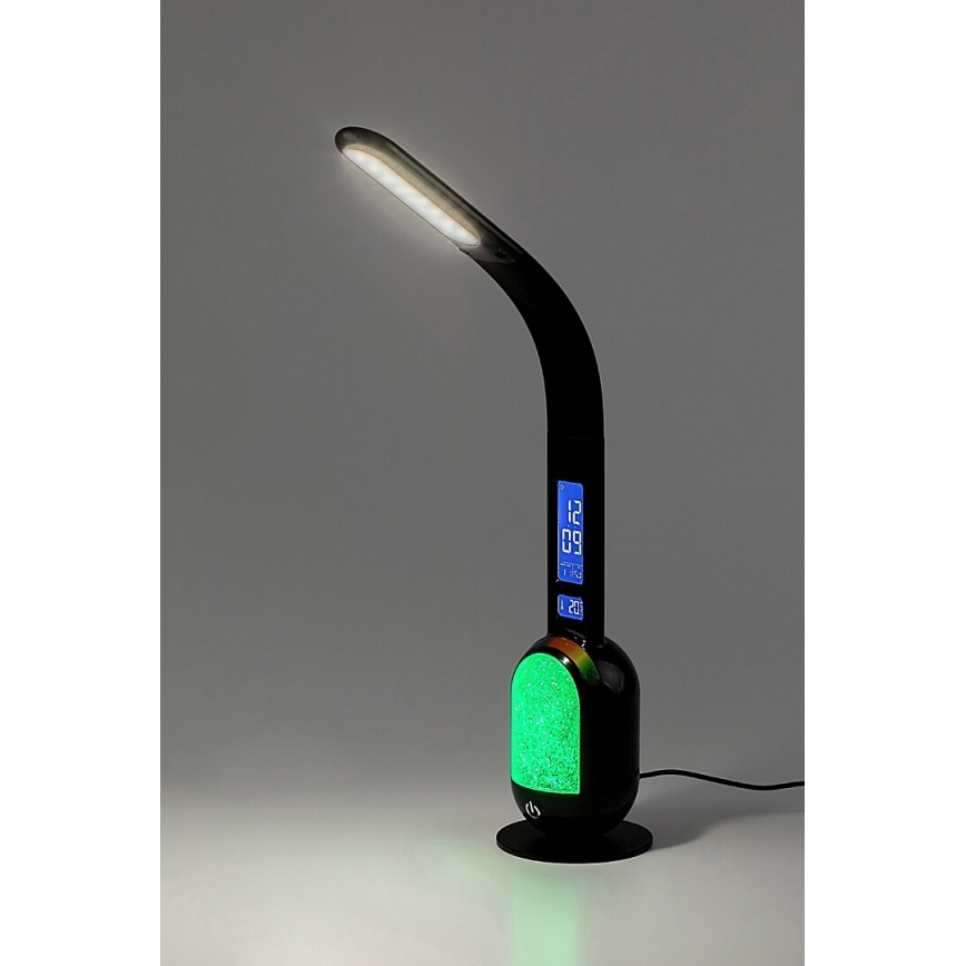 Rabalux 74230 - Lámpara de mesa LED RGB regulable FIGEN LED/5W/230V negro