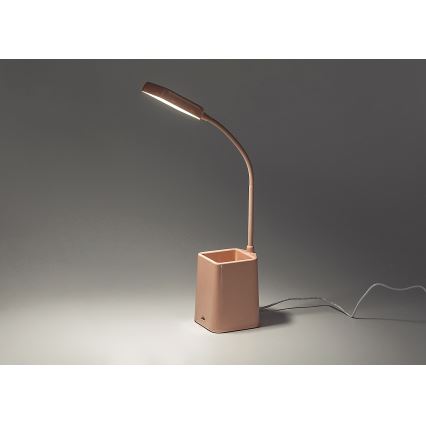 Rabalux - Lámpara de mesa LED regulable LED/6W/230V 5000K rosa