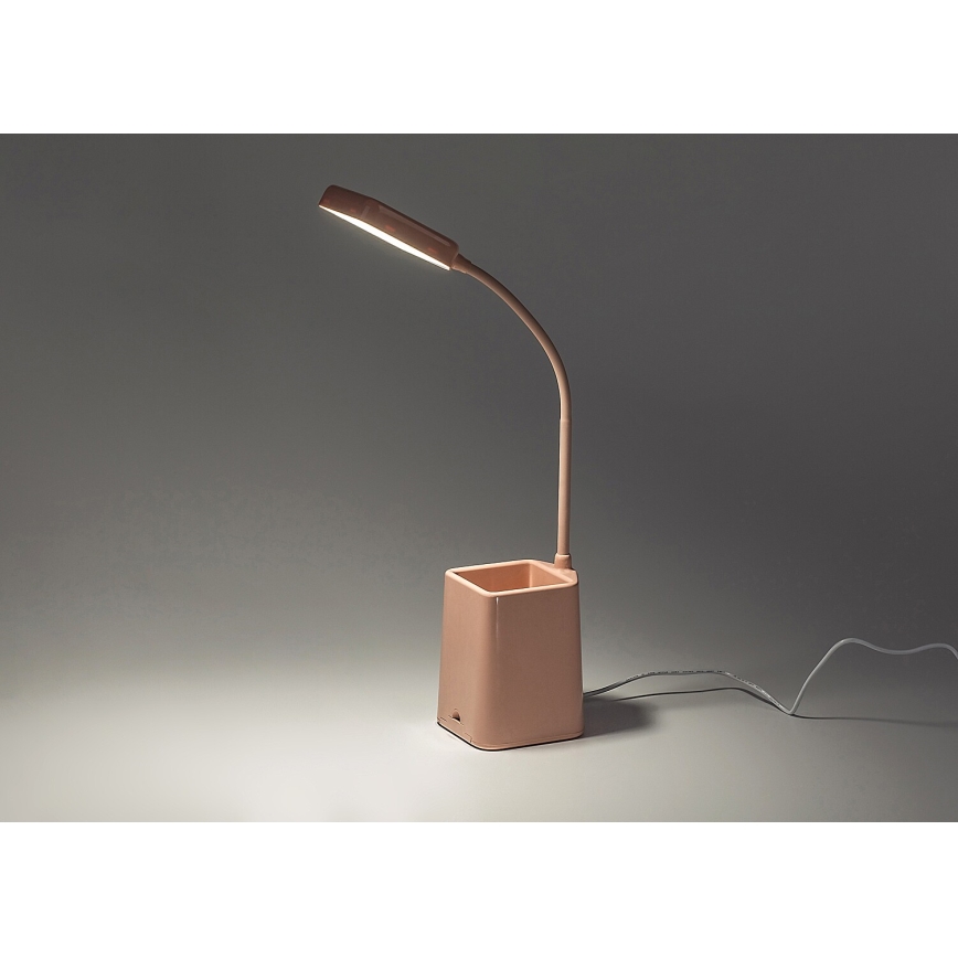 Rabalux - Lámpara de mesa LED regulable LED/6W/230V 5000K rosa