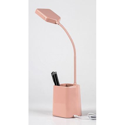 Rabalux - Lámpara de mesa LED regulable LED/6W/230V 5000K rosa