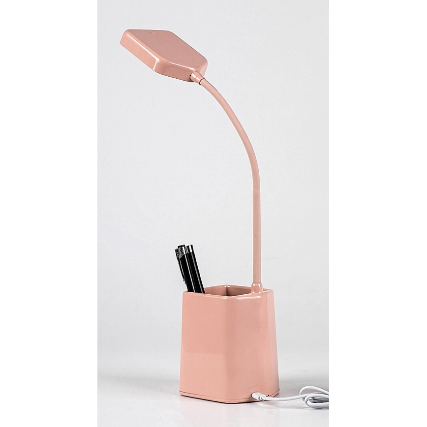 Rabalux - Lámpara de mesa LED regulable LED/6W/230V 5000K rosa