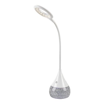 Rabalux 74248 - Lámpara de mesa LED RGB regulable VIVTER LED/4W/230V blanco