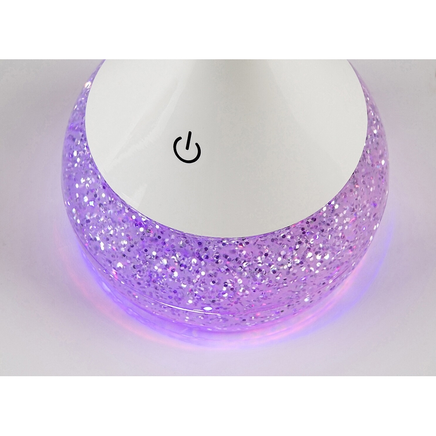 Rabalux 74248 - Lámpara de mesa LED RGB regulable VIVTER LED/4W/230V blanco